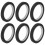 6 Rolls Multiple Graphic Grid Marking Tape Whiteboard Black 1