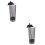 2St Grijs Plastic Rietjeshouder Voor Drinken, Compact En 7
