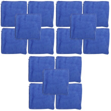 15Pcs Blue Microfiber Cage Blankets for Guinea Pig Hamster Bedding