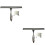 2Pcs Window Squeegee Silver Cleaning Tool for Windows and Shower Doors 1
