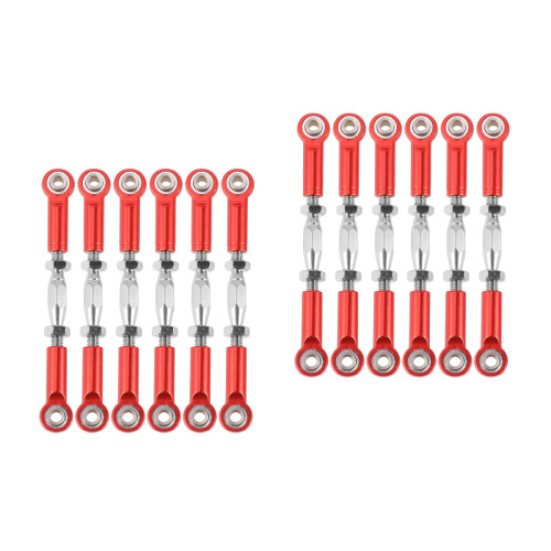12Pièces Métallisées Rouge Ajustables Pour Rc 2