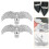 8St Witte Schoenclips Met En Pumps 10