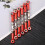 12Pièces Métallisées Rouge Ajustables Pour Rc 6
