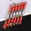 12Pièces Métallisées Rouge Ajustables Pour Rc 7