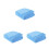 3Pcs Extra Warm Blue Flannel Fleece Blankets for Winter Use 1