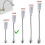 E26 to E26 Light Socket Extender, Flexible Extension Socket Adapter for Medium Base Lamps Bulb Security Cameras Home Corners (30CM/12inch, 1 Pack) 5