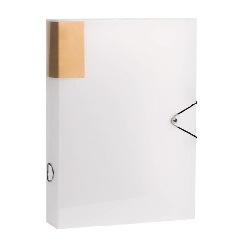 File Folder Organiser Storage File Box Archives Case Document Storage Box Elastic String Lock for School Office