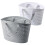 Hollow-Out Plastic Storage Basket, Assorted, Easy-Handle, Bathroom Laundry Bedroom Organizer, 2Pcs 1