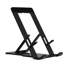 Portable Foldable Aluminum Phone Tablet Stand Holder For 4-12Inch Devices Perfect For Home Office Travel