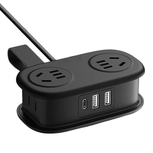 Power Strip Surge Protector 4 Outlets 2 USB 5ft