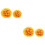 4Pièces Boules De Artificielles En Couleur Orange 7
