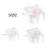 3PCS Essential Transparent Measuring Cups Set for Convenient Kitchen Use 2