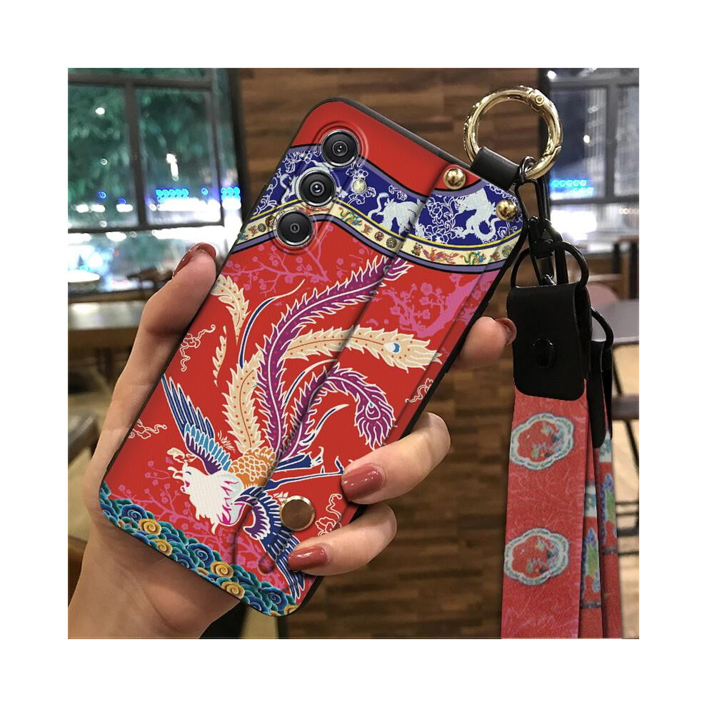 Phone Case Compatible With Samsung Galaxy A35 5G Global Â Waterproof Silicone Soft Case With Wristband, Anti-Knock, Dustproof, Chinese Style 9341593646000