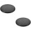 2Pièces Assise Bois Rond Noir Facile À Installer 5