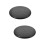 2Pièces Assise Bois Rond Noir Facile À Installer 6