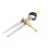 Steel Wing Divider for Leather Craft Adjustable Rotating 4