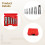 6-Piece NPT Pipe Thread Repair Kit with Extractor Tools, 6 Sizes, Steel, Compact Case 3