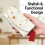 Πορτοφόλι Burrito με τσάντα από αλουμινόχαρτο, λεπτό τσαντάκι ταξιδιού με τσέπη με 6