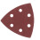 Triangle Sanding Pads Assorted Sandpaper 50 Pieces 8
