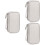 3Pièces De Rangement Accessoires Digitaux Solide Et 5