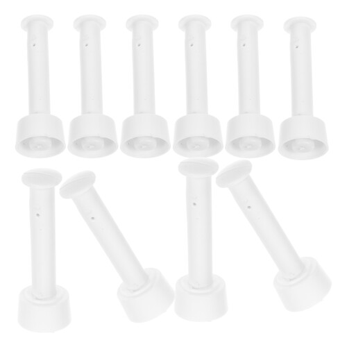 40Pièces Pièces De Rechange Boulons De Cadre ABS Blancs DIY 1