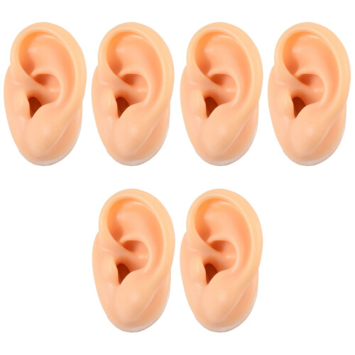 6Pièces Modèles Silicone Clair Pour Pratique Perçage 2