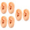 6Pièces Modèles Silicone Clair Pour Pratique Perçage 6
