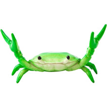 Cute Crab-Shaped Pen Holder – Funny Weightlifting Crab Spoon Holder, Rack Ornament for Office, Parties, Shop Windows, Compatible with Standard Pens