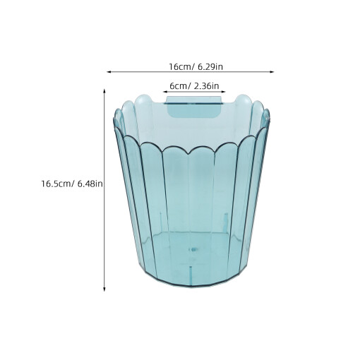 4Pièces Accrochable Bleu En Pet Pour Cabinet 1