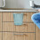 4Pièces Accrochable Bleu En Pet Pour Cabinet 6