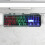 2Pièces Clavier Ordinateur Noir USB Antidérapant Métal+abs Gaming 4