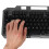 2Pièces Clavier Ordinateur Noir USB Antidérapant Métal+abs Gaming 6