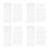 80Pièces Kit Marque-Pages DIY En Tissu Polyester Pour Broderie 6
