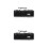 2Pièces Clavier Ordinateur Noir USB Antidérapant Métal+abs Gaming 10