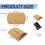 Black Paper Pillow Candy Box Foldable with Jute Rope Small 6