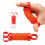 Rødt fingertreningsrør for barn – 6 cm sensorisk 4