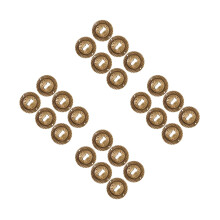 24Pcs Coffee Color Zinc Alloy Keyhole Plates for Dressers and Drawers