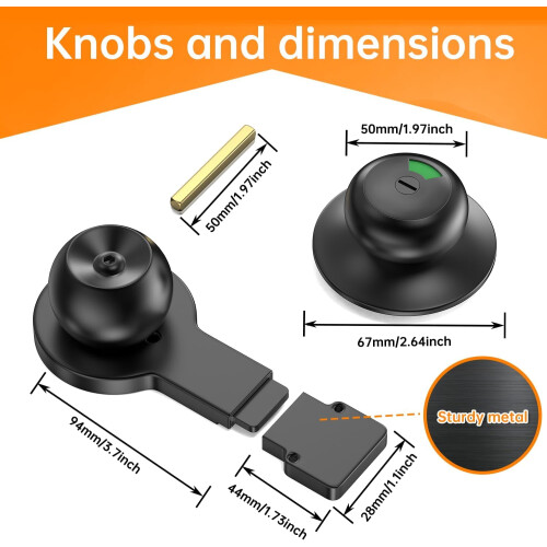 Ball Indicator Bolt Lock with Occupancy Indicator 1 Pack 1