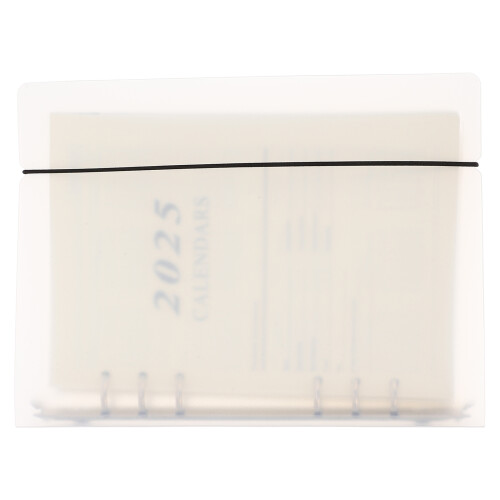 2Pièces Organiseur 2025 PP Lisse Notebook Détachable 2