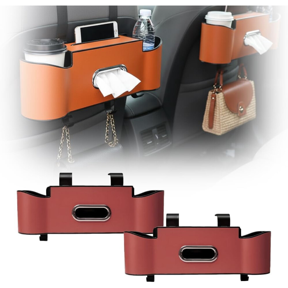Car Backseat Organizer 3-In-1 With Cup Holder And Trash Bin 9043876495816