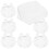 4Sets Transparante Cup Pads Antislip En Warmtebestendig 11