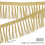 Gold Polyester Fringe Trim 4.3 Yards 2.95 Inch Wide 2