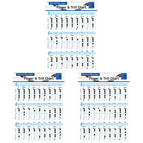 3St Beginners Akkoord Chart Voor Studenten Kleurrijk 1