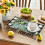 Plaid Eucalyptus Placemats Linen 4 pcs 12x18 inch 3