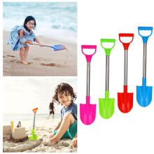 Kids Beach Shovel Stainless Steel Handle Durable Sand Toy Outdoor Digging Tool for Children Summer Garden Snow Play Lightweight Accessories