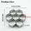 Hexagonal Cookie Cutter,1 set Cavity Mini Hexagonal Shapes Molds for Cookie,Stainless Steels Tiny Hexagonal Cookie Cutters Mold for Baking 3