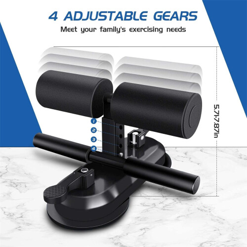 Portable Sit-Up Bar with Suction Cups, Adjustable Foot 2