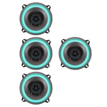 4Pièces Haut-Parleurs Auto Pp+fer Assortis Son Puissant 100W