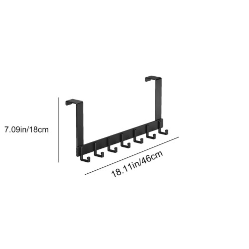 Dörrkrokar No-Punch multifunktionella hängställ 6-pack 2