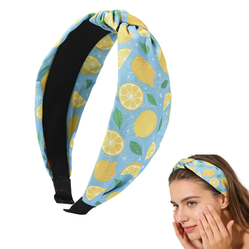 Virenlux Fruits Knotted Headbands for Women â 2" Wide, Stylish & Comfortable for Daily Wear, Workout & Work â Compatible with All Hair Types